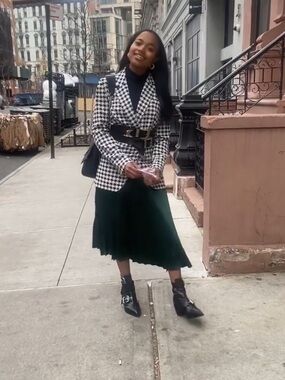 Houndstooth Blazer